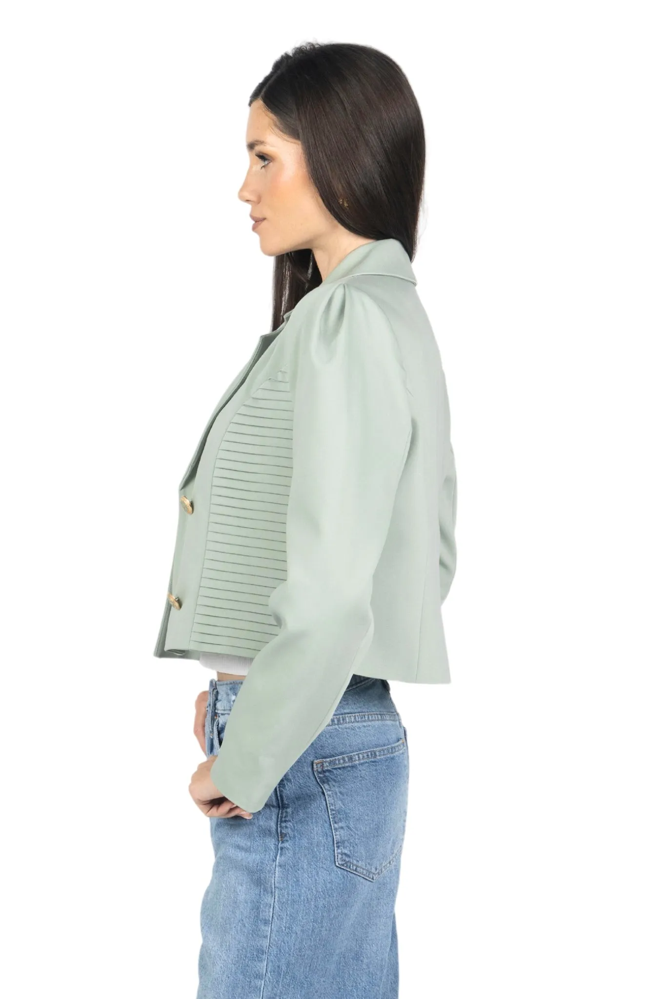 Lancey Cropped Women Blazer