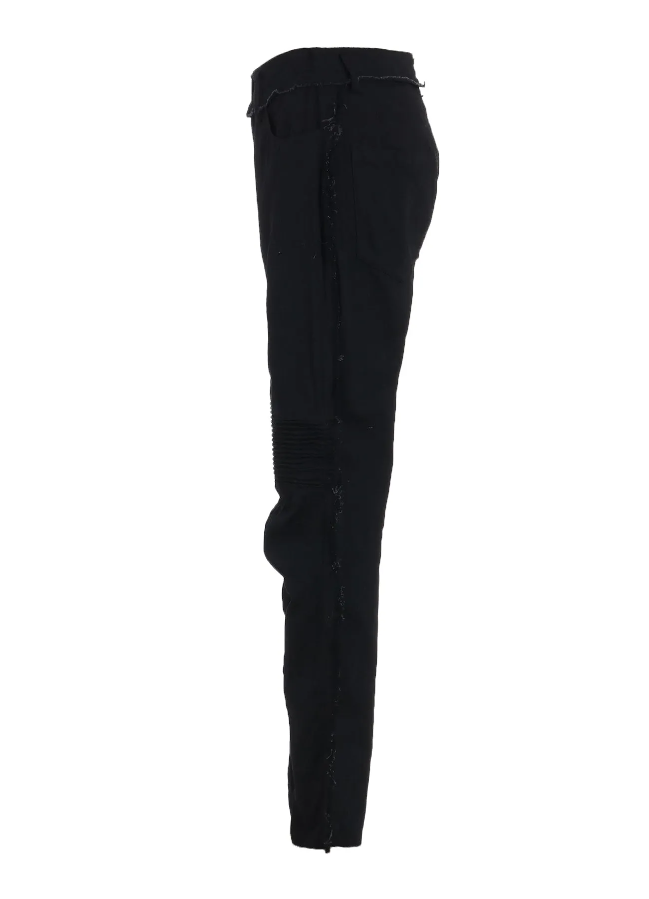 LIGHT DENIM BIKER PANTS