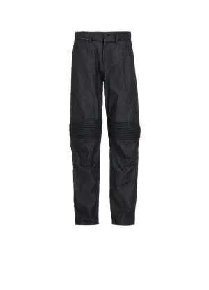 LIGHT DENIM BIKER PANTS