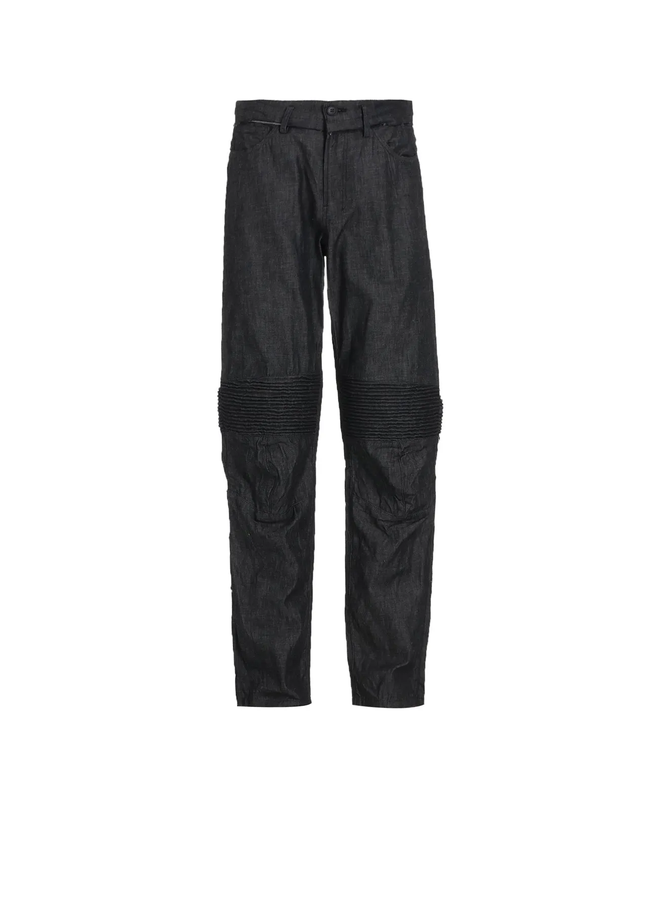 LIGHT DENIM BIKER PANTS