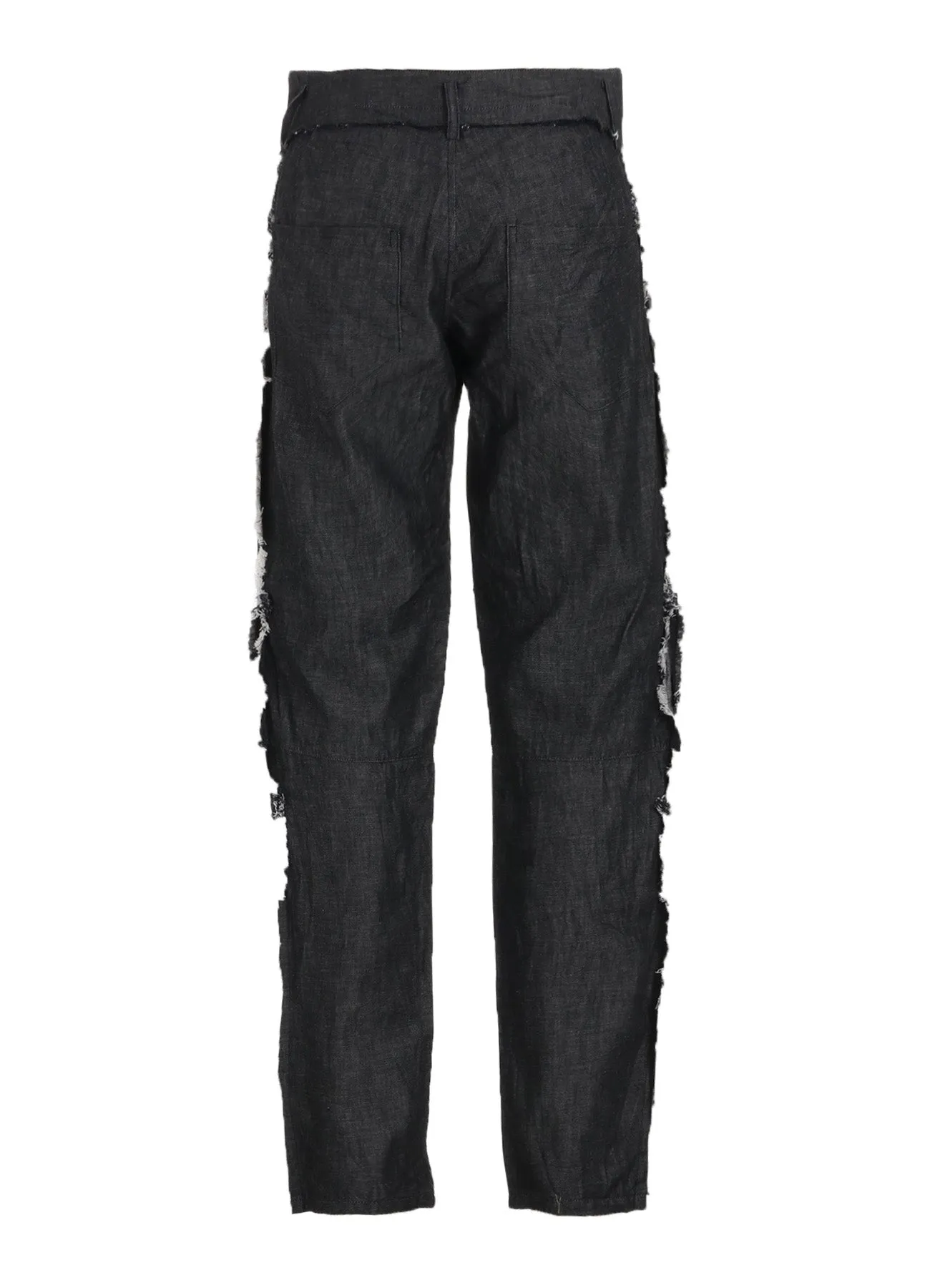 LIGHT DENIM BIKER PANTS