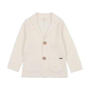 Lil Legs Knit Blazer - Cream