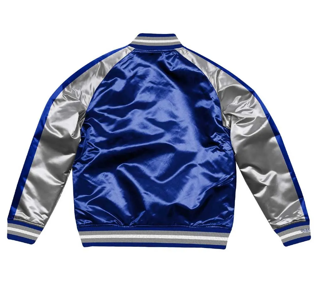 LOS ANGELES DODGERS COLOR BLOCKED SATIN JACKET