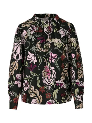 Marc Cain Floral Silk Blouse