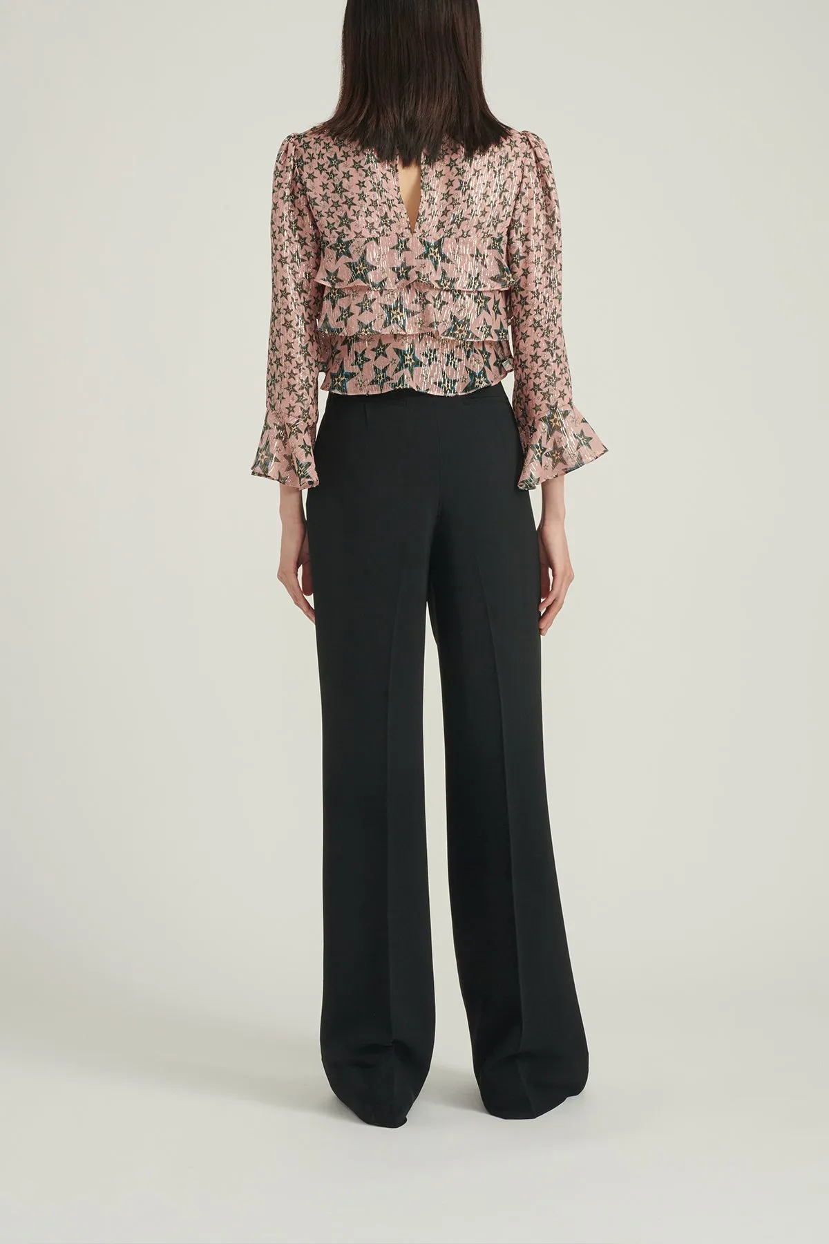 Marissa Ruffles Top in Star Blush