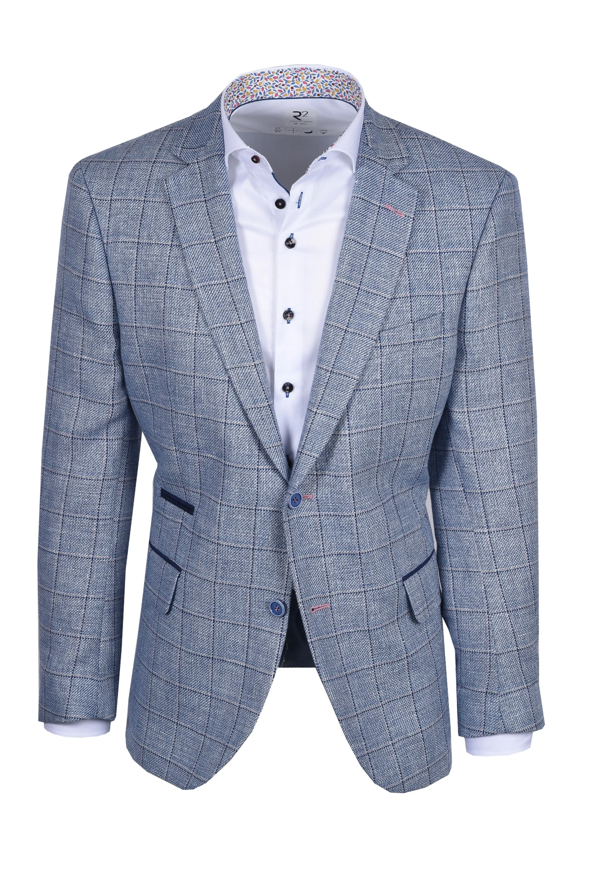 Mazzelli Jacket Blue/Pink Check