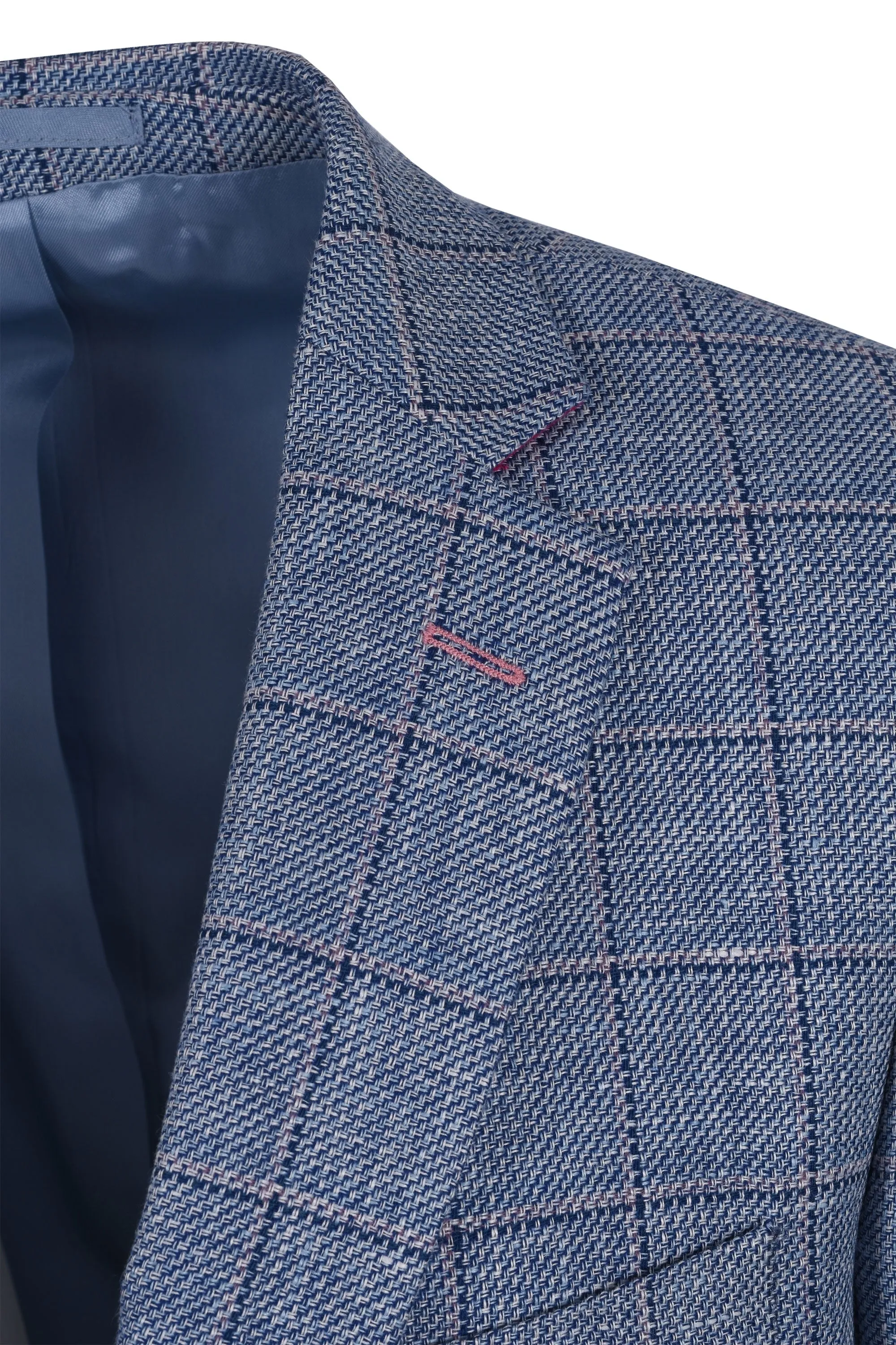 Mazzelli Jacket Blue/Pink Check