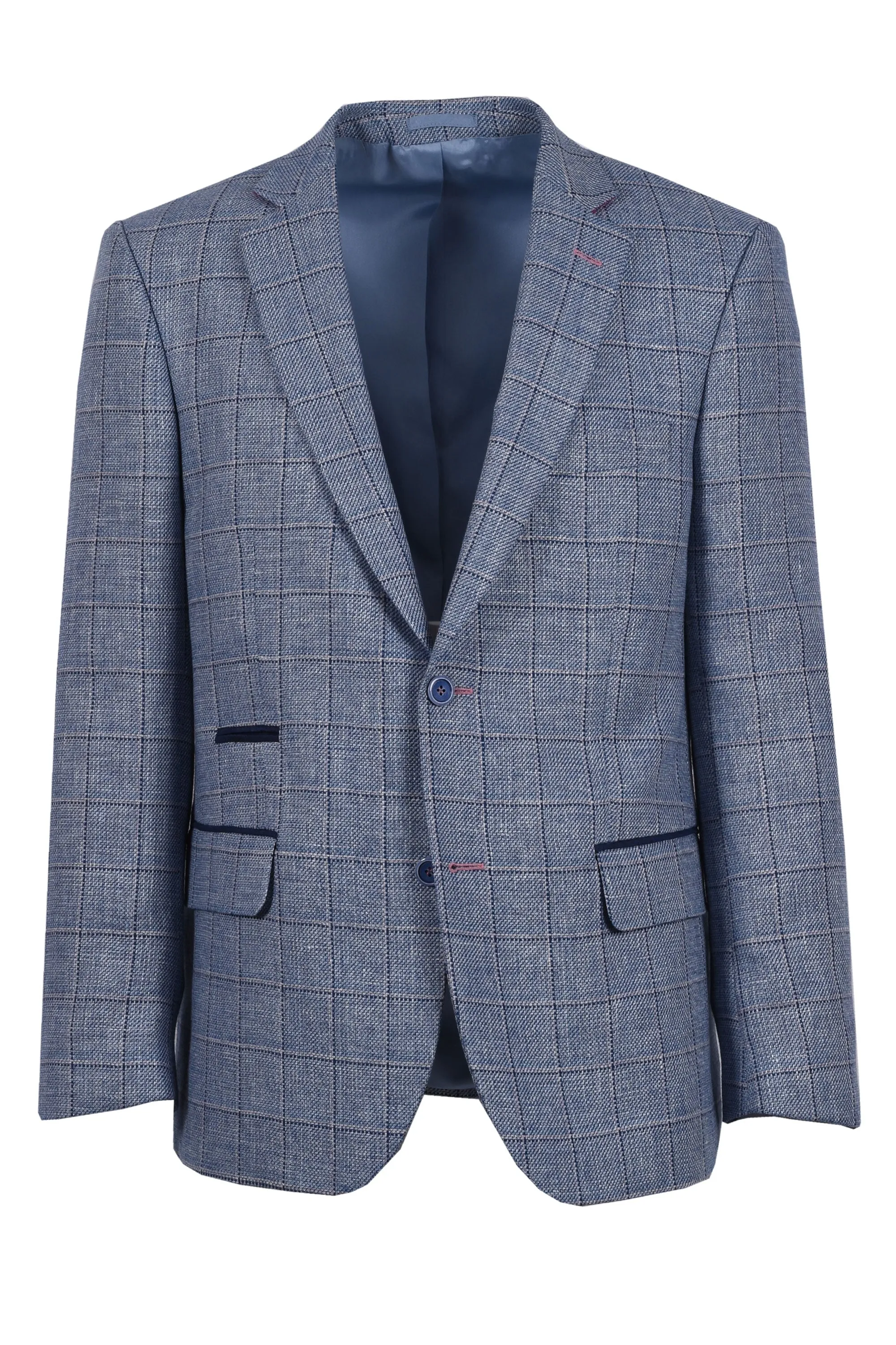 Mazzelli Jacket Blue/Pink Check