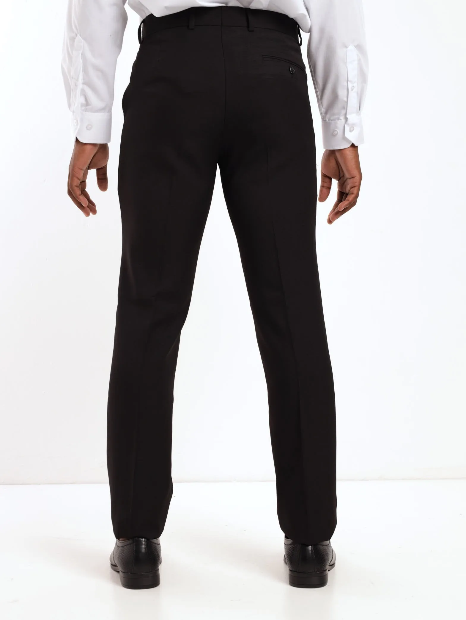 Men's Regular Essential Suit Trouser - Black