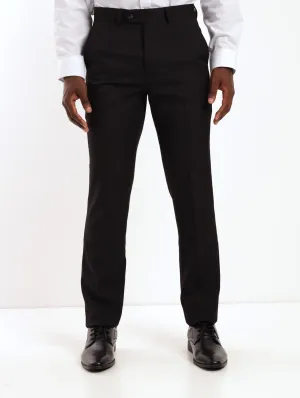 Men's Regular Essential Suit Trouser - Black