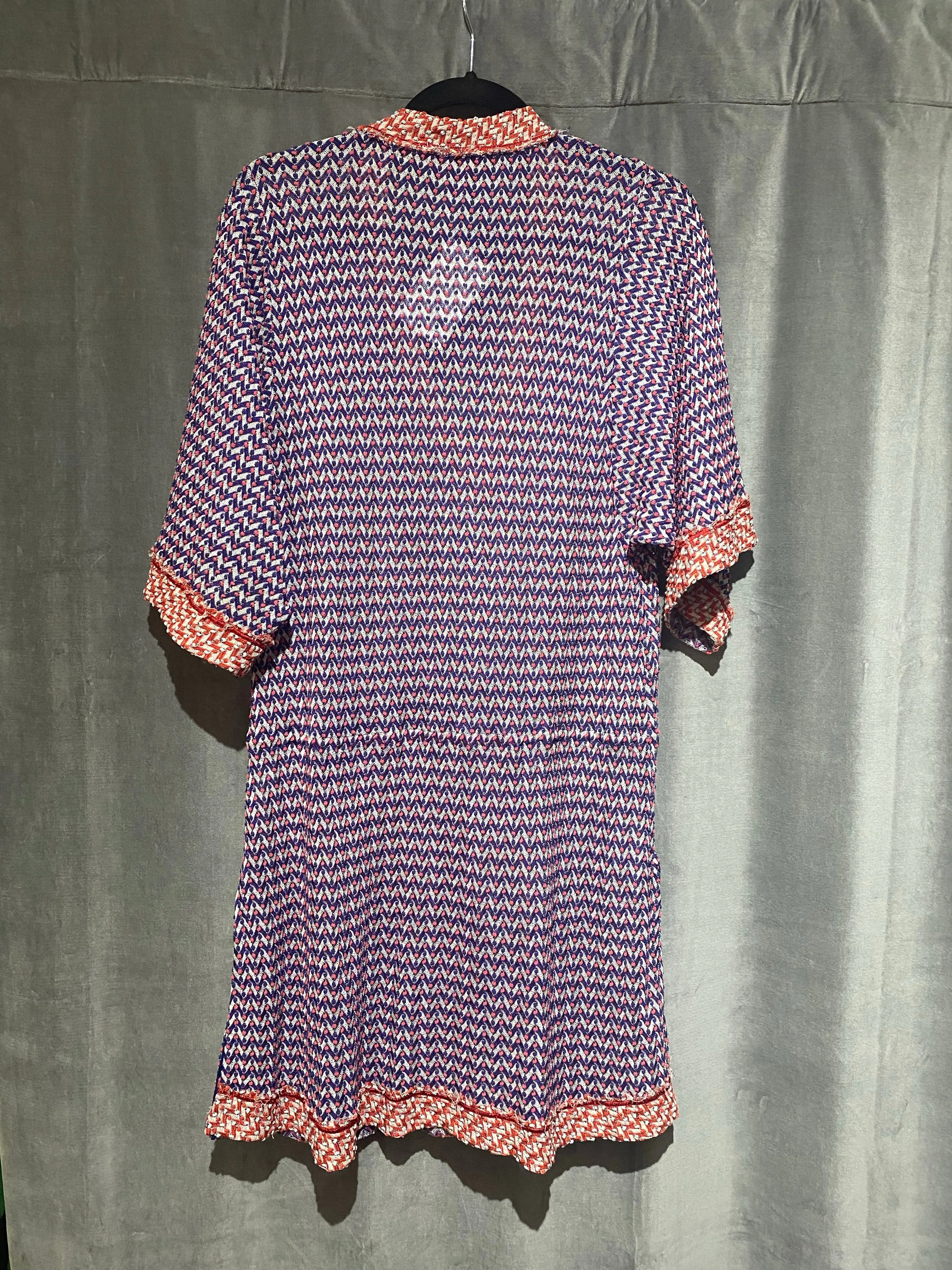 Missoni Short Sleeve Drawstring Dress