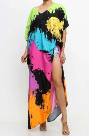 Multicolored Maxi Dress