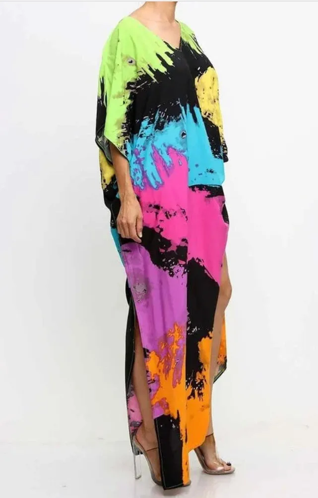Multicolored Maxi Dress