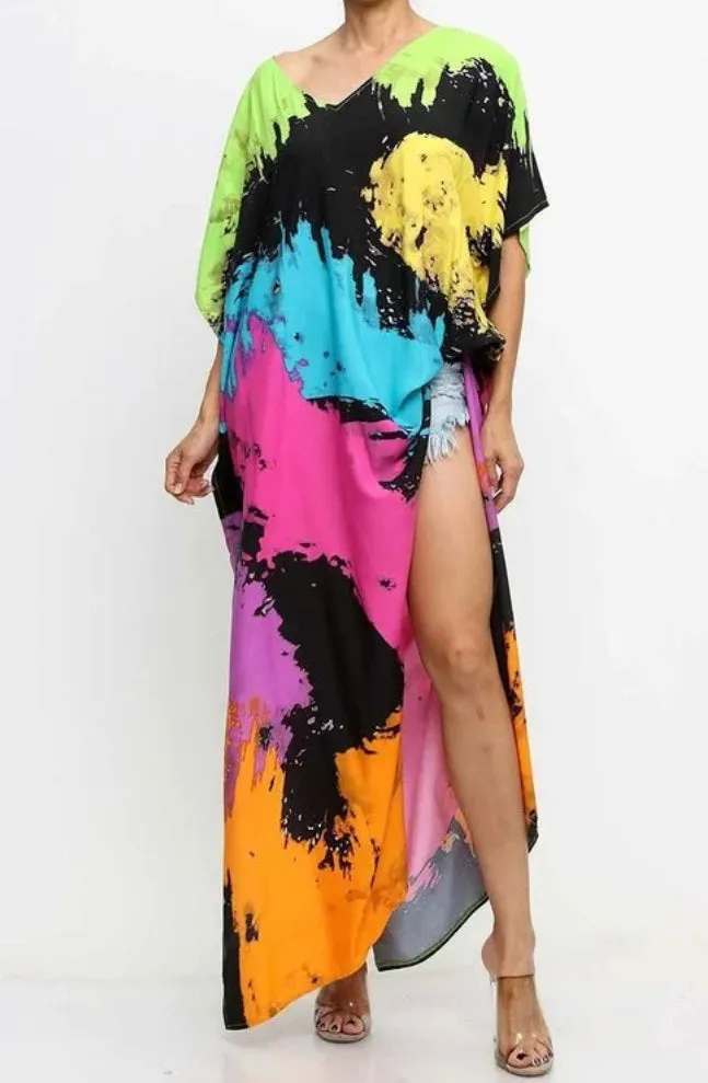 Multicolored Maxi Dress