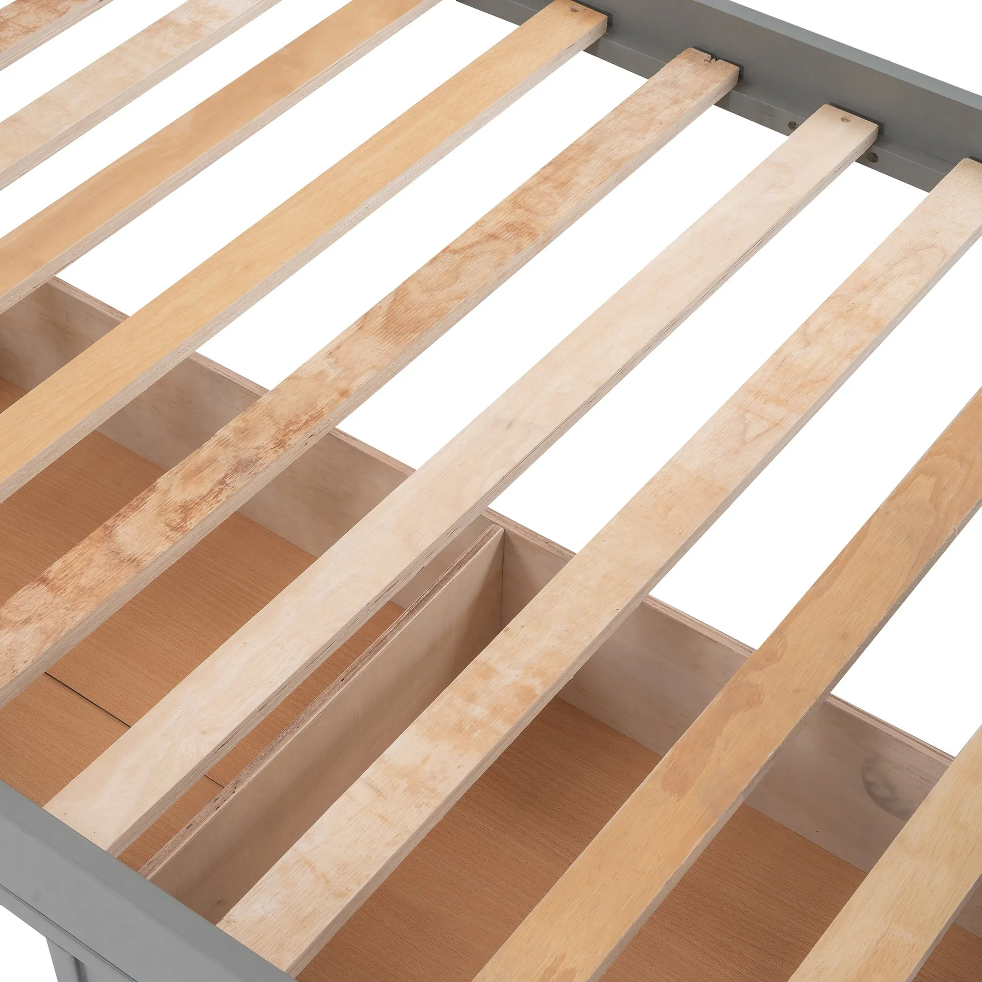 MyRoom Stairway Twin-Over-Twin Bunk Bed with Three Drawers