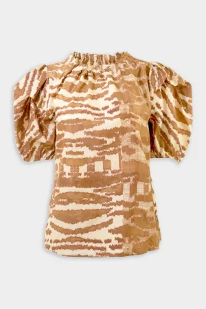 Neema Blouse in Fawn