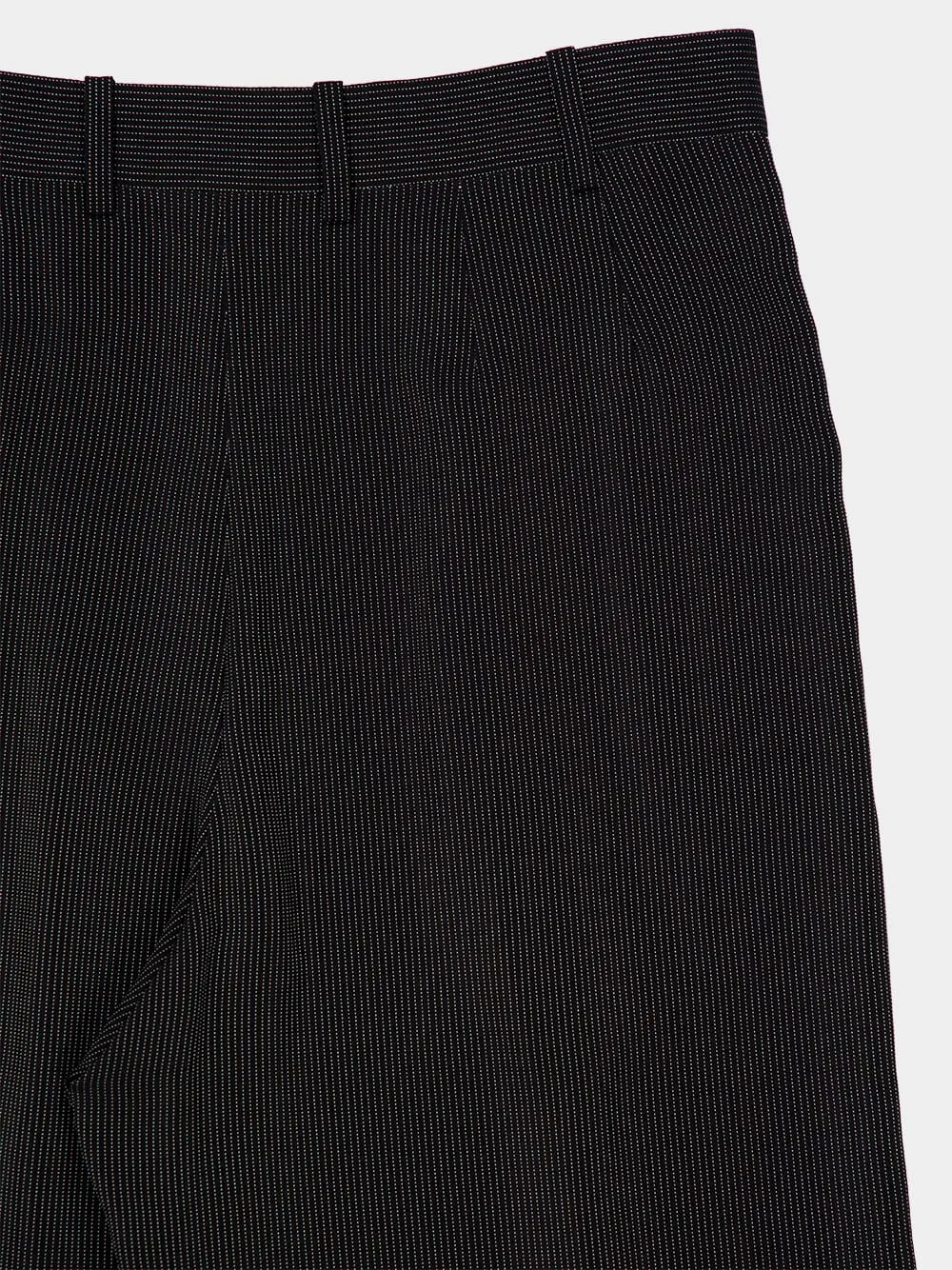 Noir et Craie Striped Baggy Canvas Pants