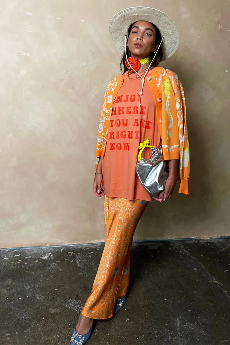 Orange Enjoy T-shirt