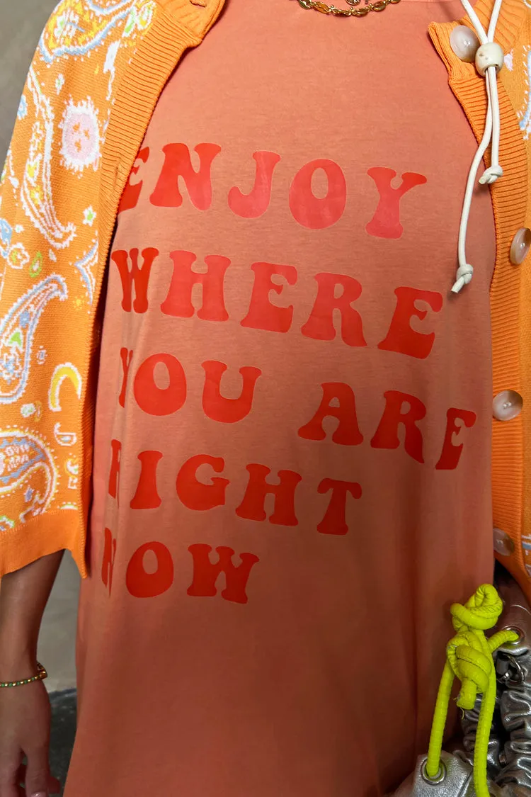 Orange Enjoy T-shirt