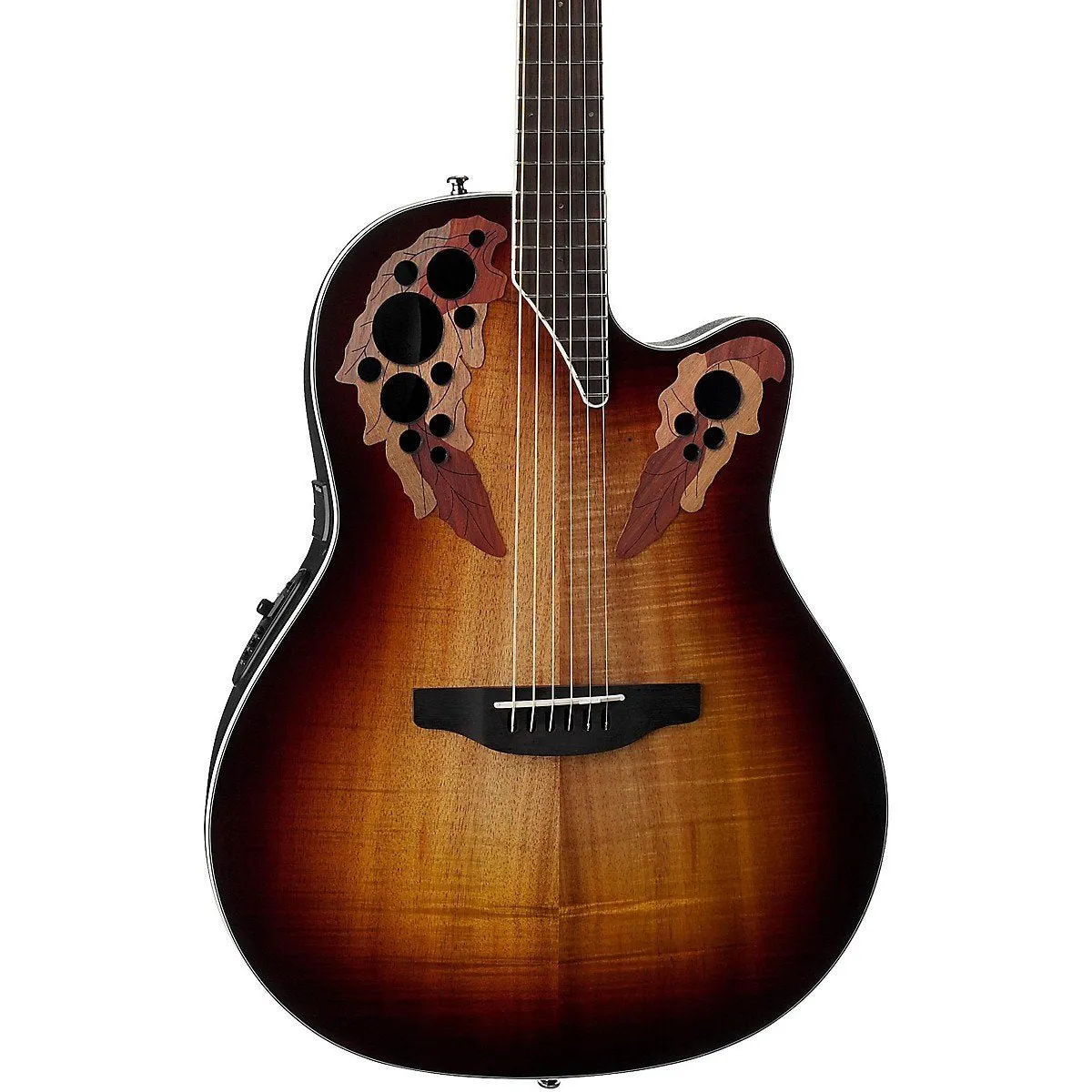 Ovation Celebrity Elite Plus Super Shallow Acoustic-Electric Guitar Koa Burst CE48P-KOAB