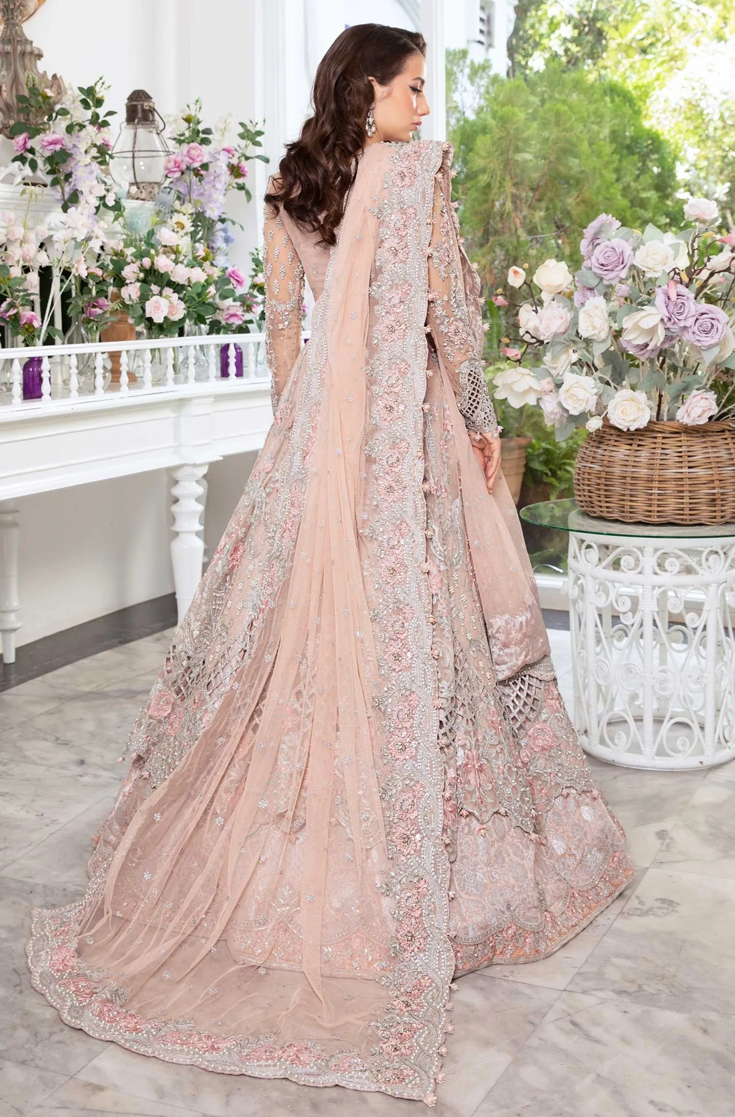 Pakistani Wedding Dress in Bridal Lehenga Gown Style