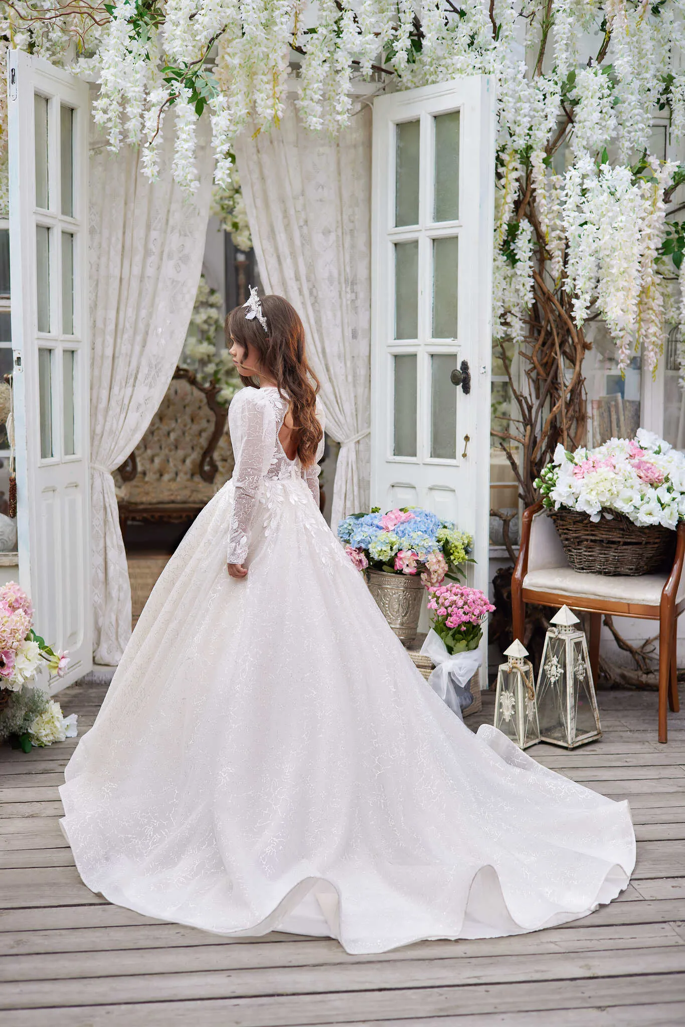 Pandora Lace Flower Girl Dress: Bridal-Inspired Elegance