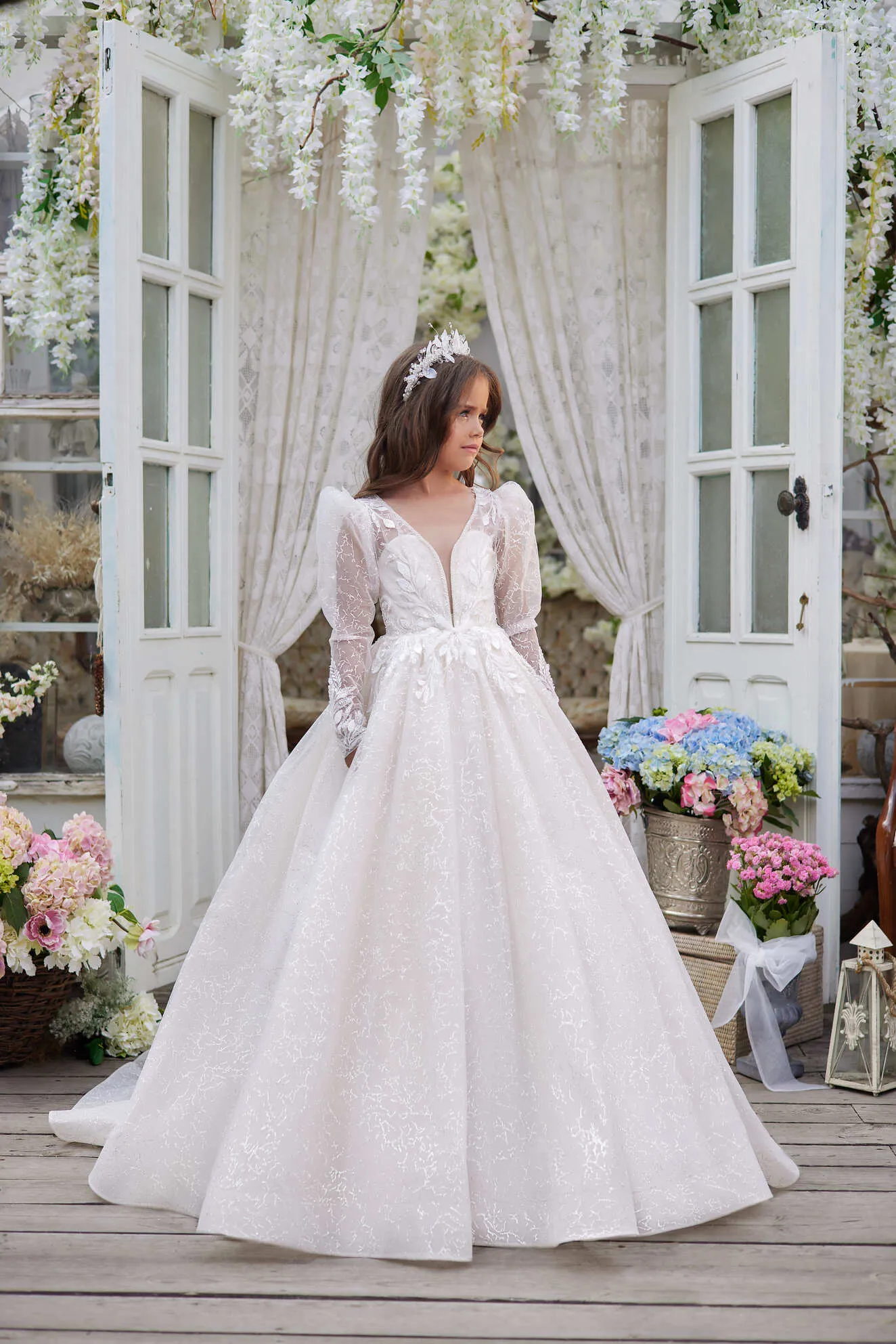 Pandora Lace Flower Girl Dress: Bridal-Inspired Elegance