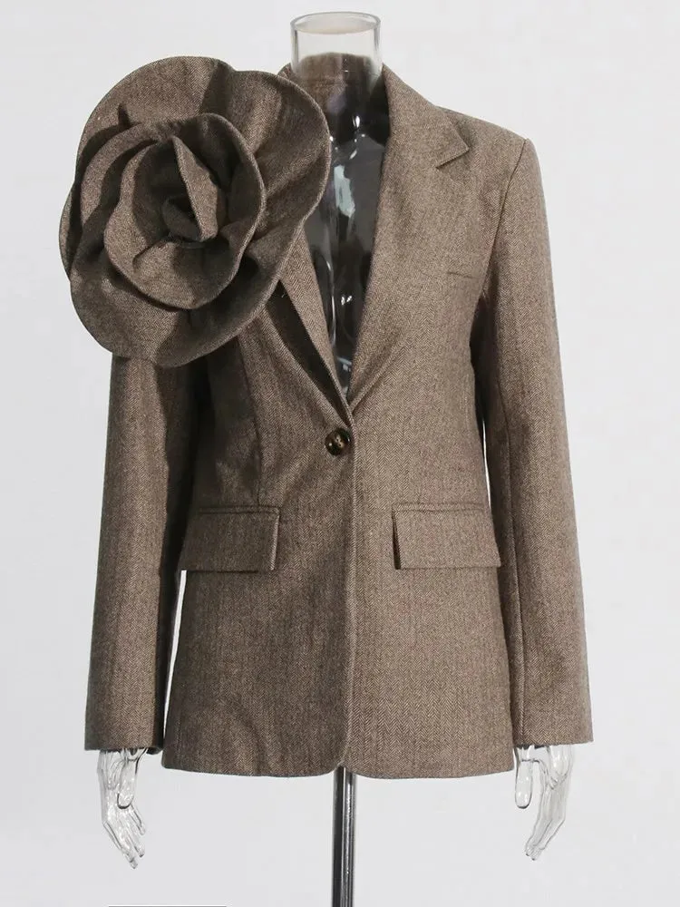 Patchwork Appliques Blazer