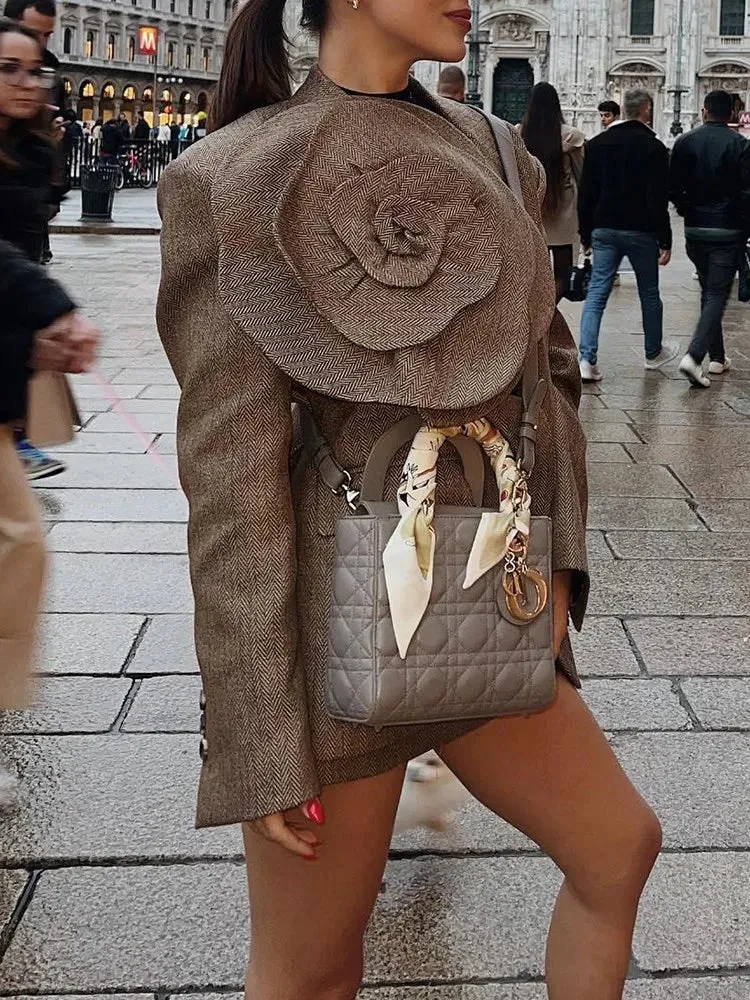 Patchwork Appliques Blazer