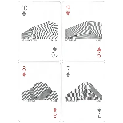 Peak Playing Cards (Night) by USPCC