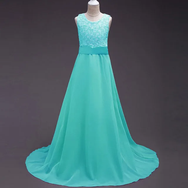 Princess Dress For Girls Flower Ball
