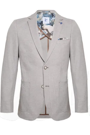 R2 Notch Lapel Jacket Grey