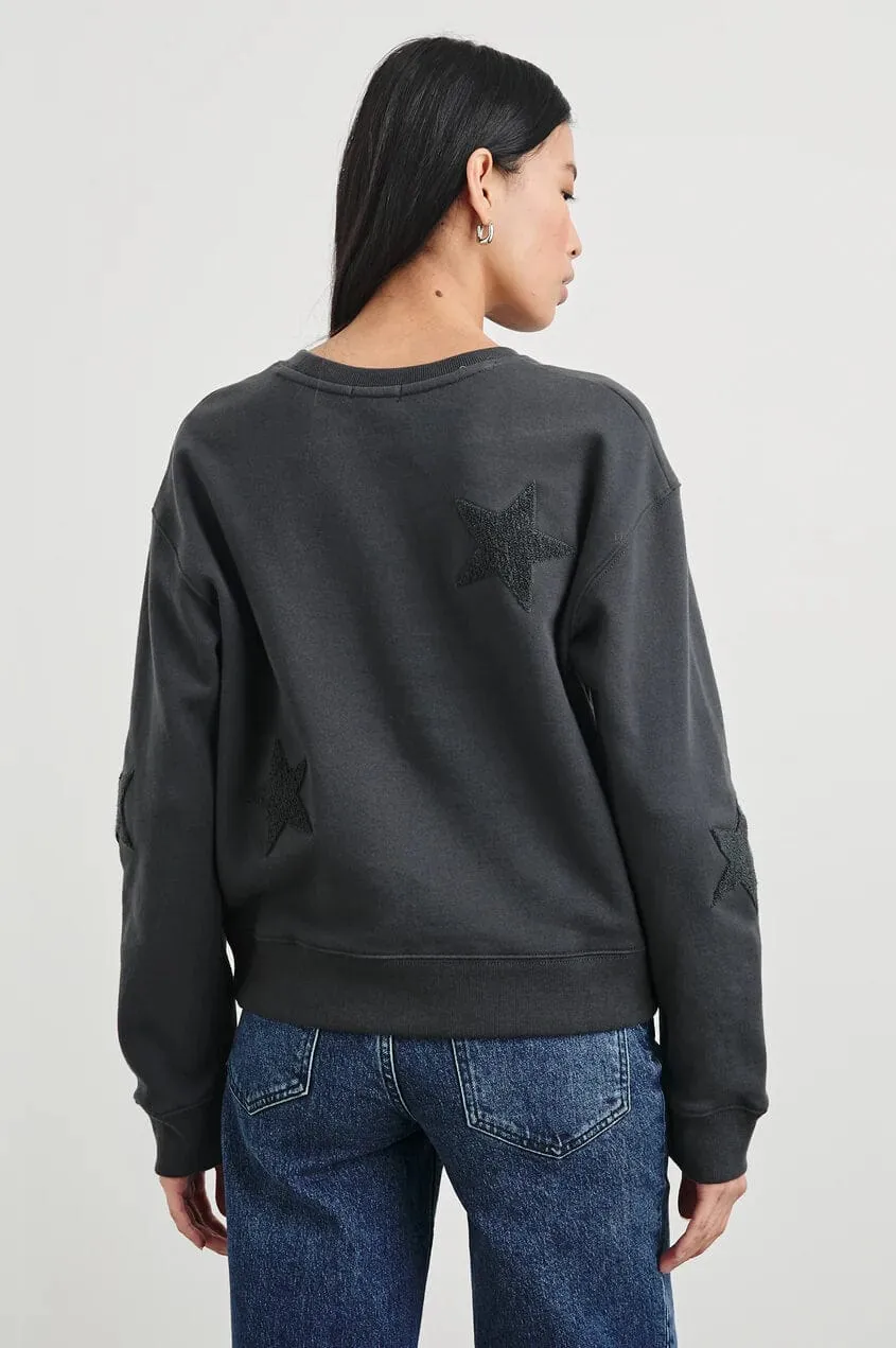 Rails - Sonia Sweatshirt in Washed Black