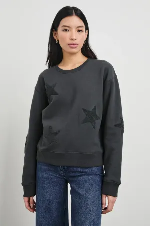 Rails - Sonia Sweatshirt in Washed Black