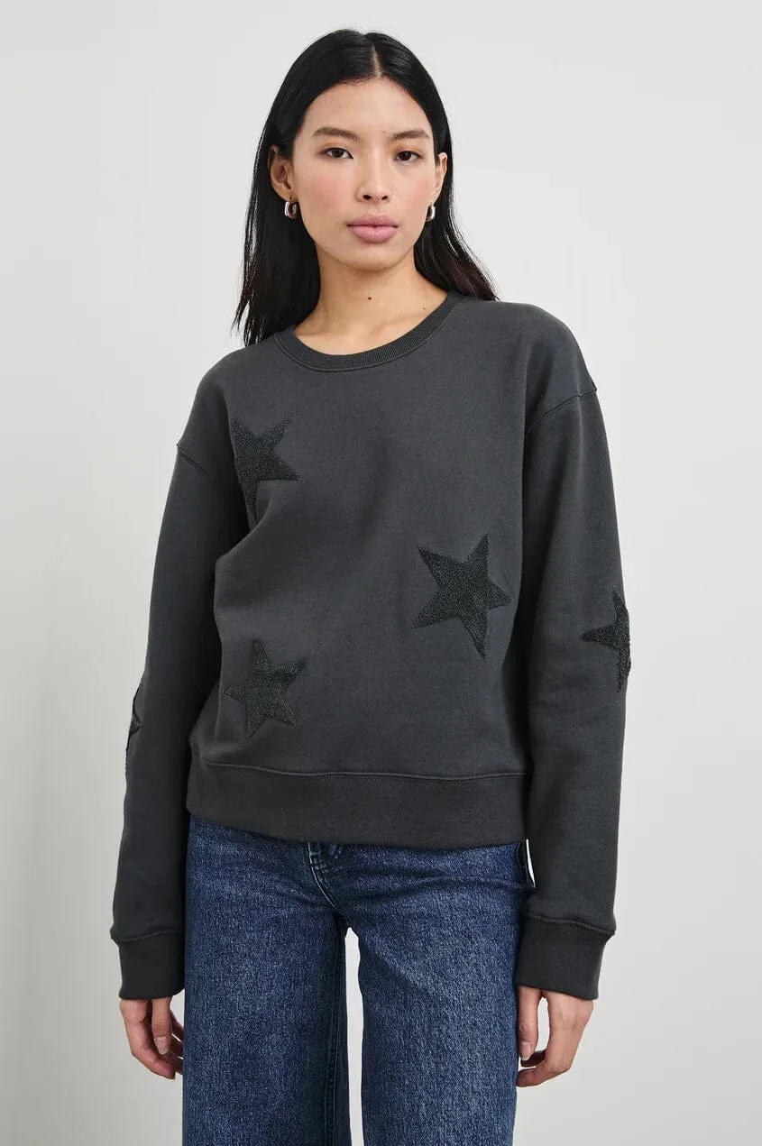 Rails - Sonia Sweatshirt in Washed Black