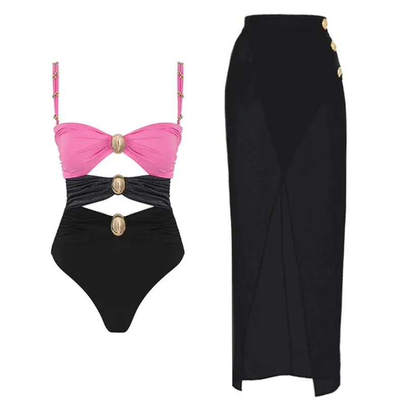 Retro One Piece Swimsuit
