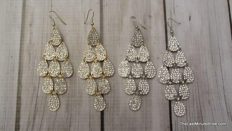 Rhinestone Chandelier Earrings (more colors)