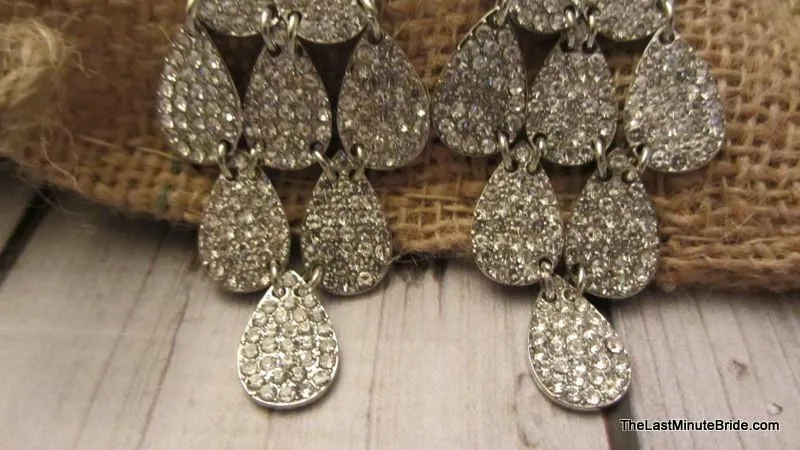 Rhinestone Chandelier Earrings (more colors)