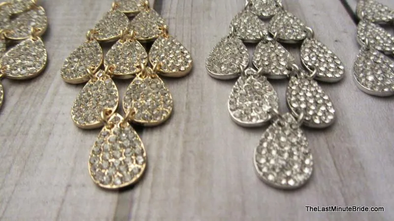 Rhinestone Chandelier Earrings (more colors)