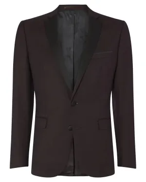 Rocco Dinner Suit Tuxedo Jacket - Burgundy