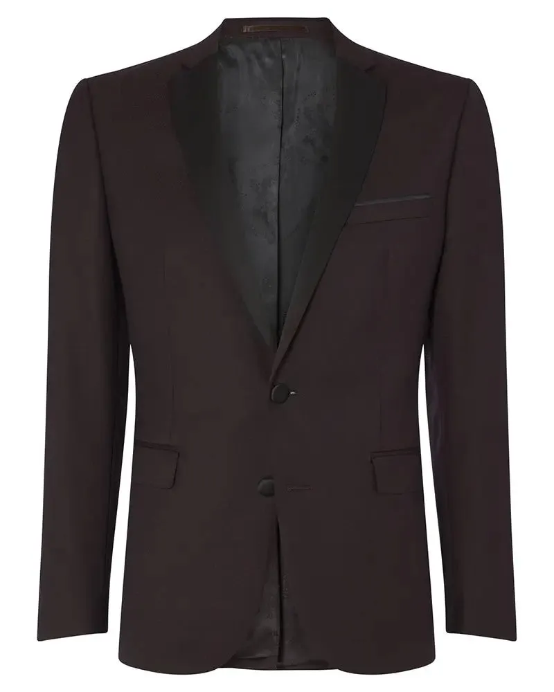 Rocco Dinner Suit Tuxedo Jacket - Burgundy