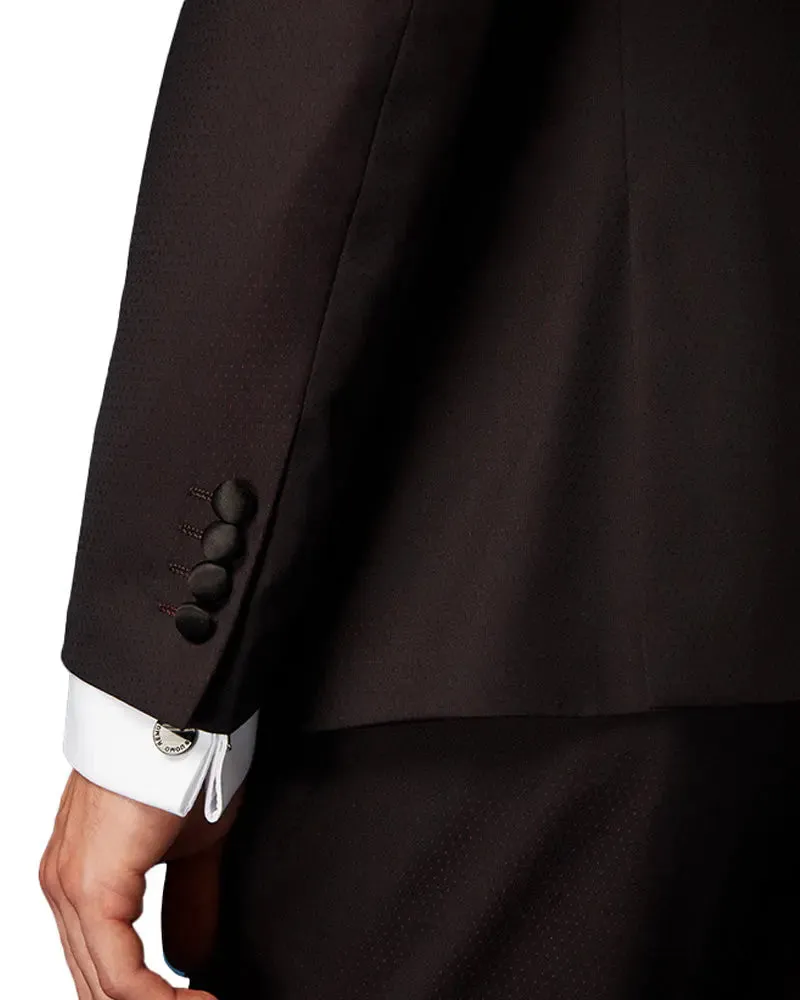 Rocco Dinner Suit Tuxedo Jacket - Burgundy
