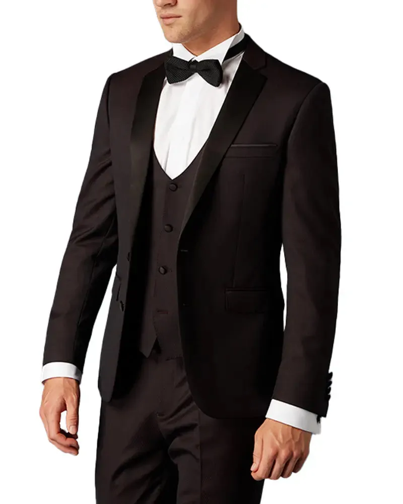 Rocco Dinner Suit Tuxedo Jacket - Burgundy