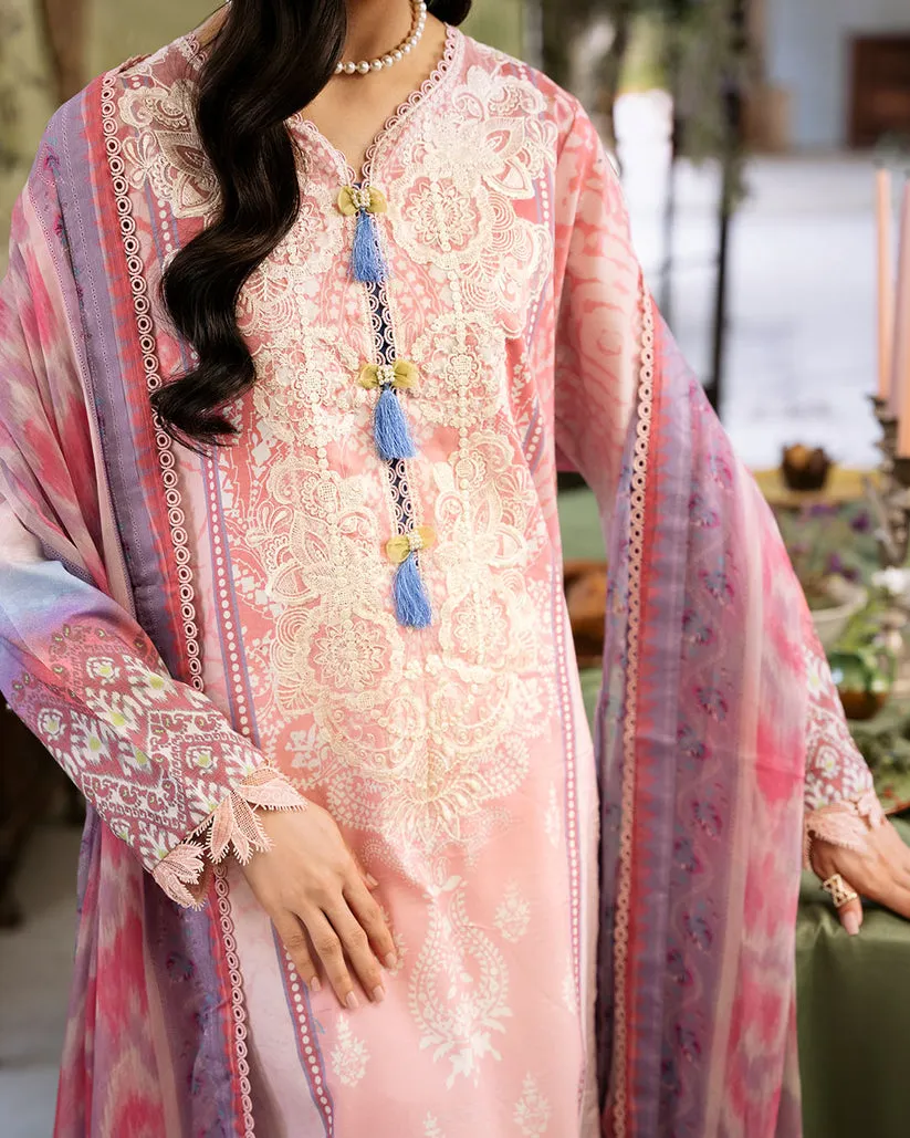 ROHEENAZ FLORA PRINTED LAWN | AMARA