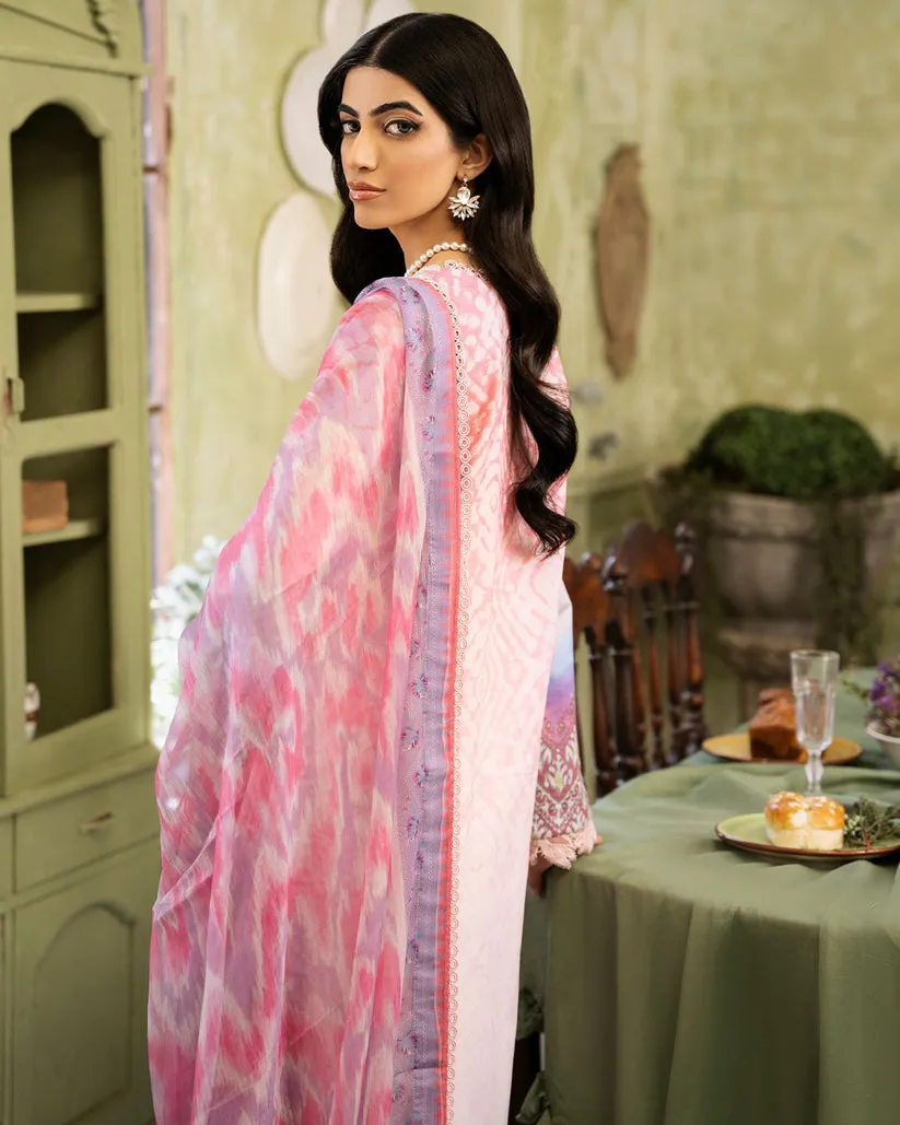 ROHEENAZ FLORA PRINTED LAWN | AMARA