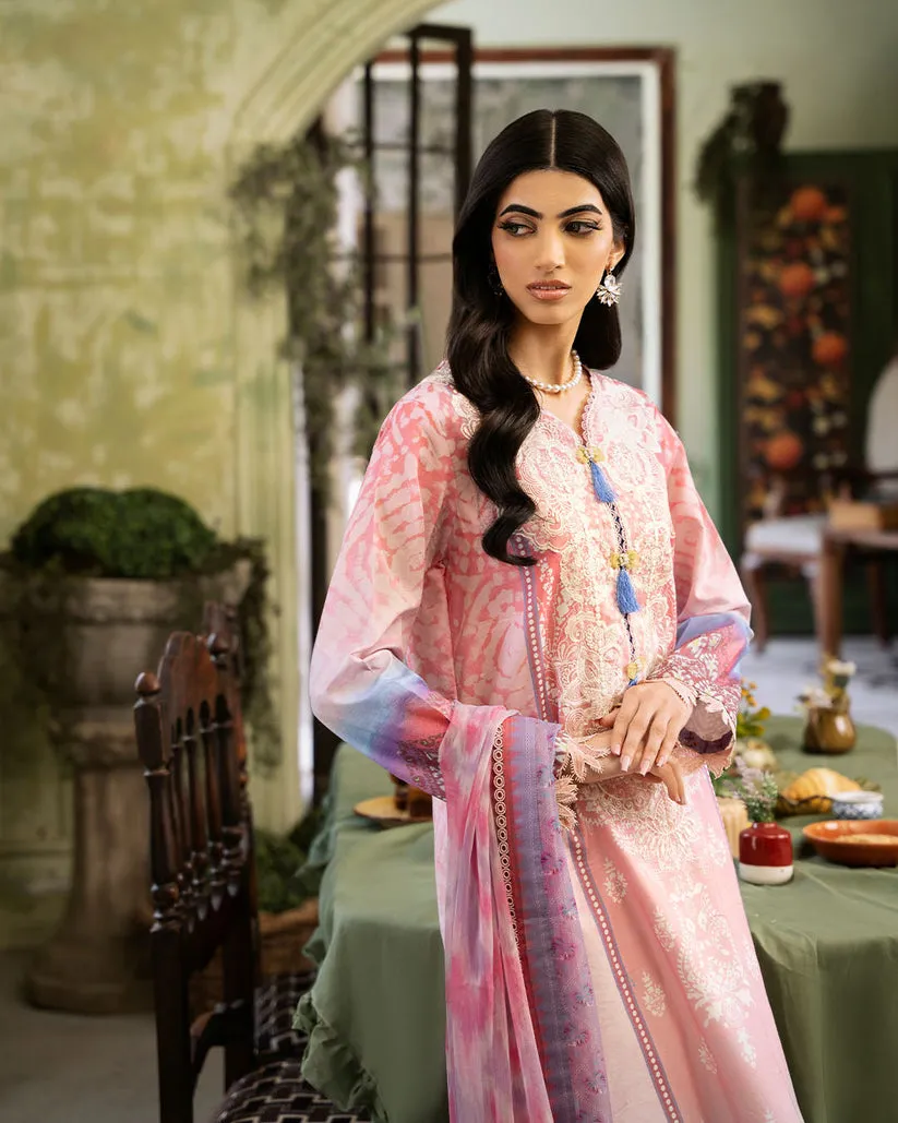 ROHEENAZ FLORA PRINTED LAWN | AMARA