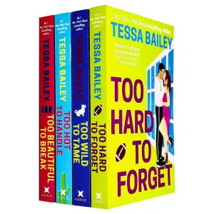 Romancing the Clarksons Series Books 1 - 4 Collection Set by Tessa Bailey (Too Hot to Handle, Too Wild to Tame)
