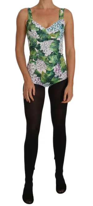 Romper Bodysuit Ortensia Print Dress