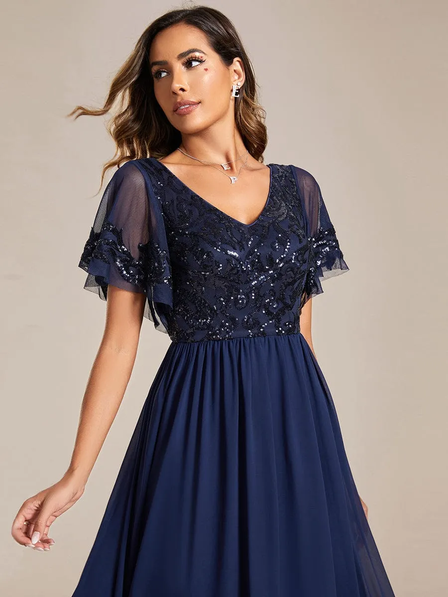Roycebridal Virginia mother of the bride ankle length dress in navy s8 Express NZ wide
