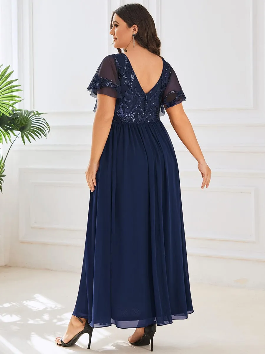 Roycebridal Virginia mother of the bride ankle length dress in navy s8 Express NZ wide